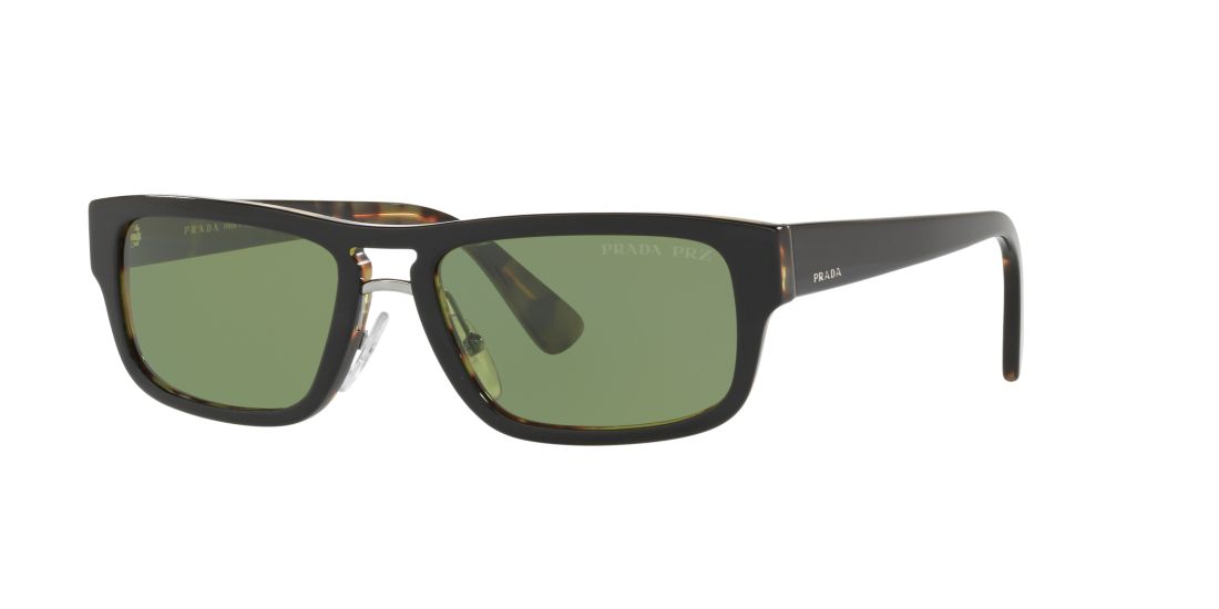 Prada Polarized Sunglasses, Pr 05vs 56 In Green