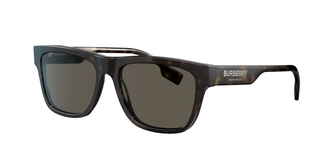 Burberry Man BE4293 - Frame color: Gunmetal, Lens color: Brown, Size 56-17/145