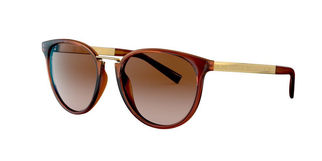 Versace Woman VE4366 - Frame color: Tortoise, Lens color: Brown, Size 54-19/140