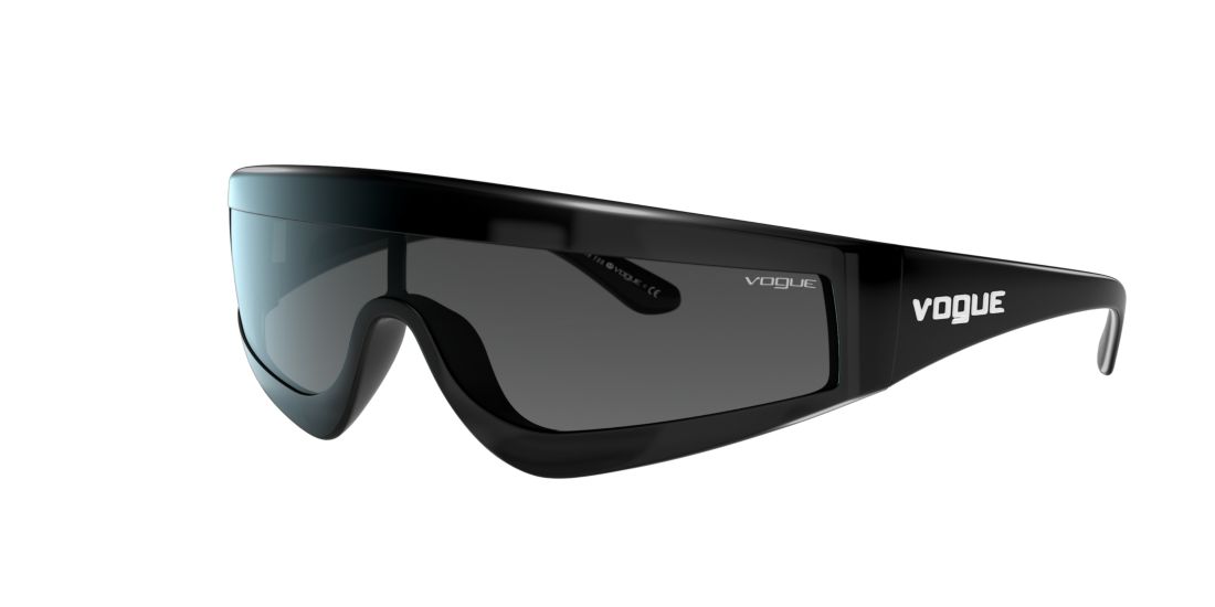 Vogue Eyewear Woman VO5257S Gigi Hadid x Vogue Eyewear - Frame color: Black, Lens color: Grey-Black, Size 01-37/120