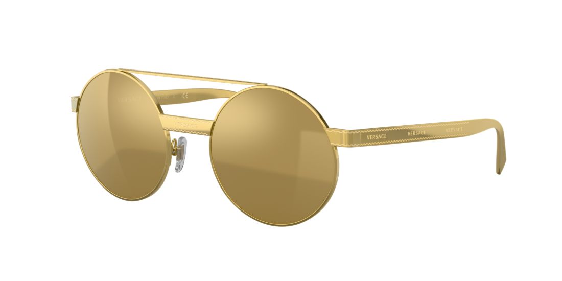 Versace Woman VE2210 - Frame color: Red, Lens color: Gold, Size 52-21/140