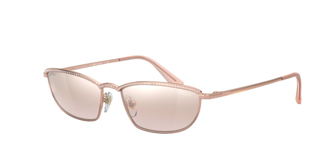 Vogue Eyewear Woman VO4139SB Gigi Hadid x Vogue Eyewear - Frame color: Pink, Lens color: Silver, Size 54-16/135