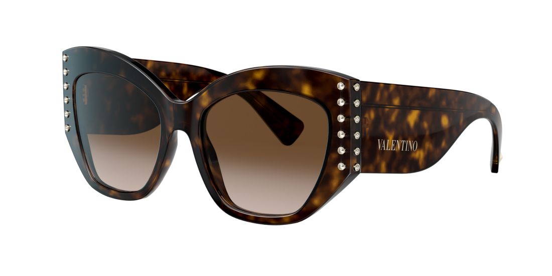 Valentino Woman VA4056 - Frame color: Tortoise, Lens color: Brown, Size 54-18/140