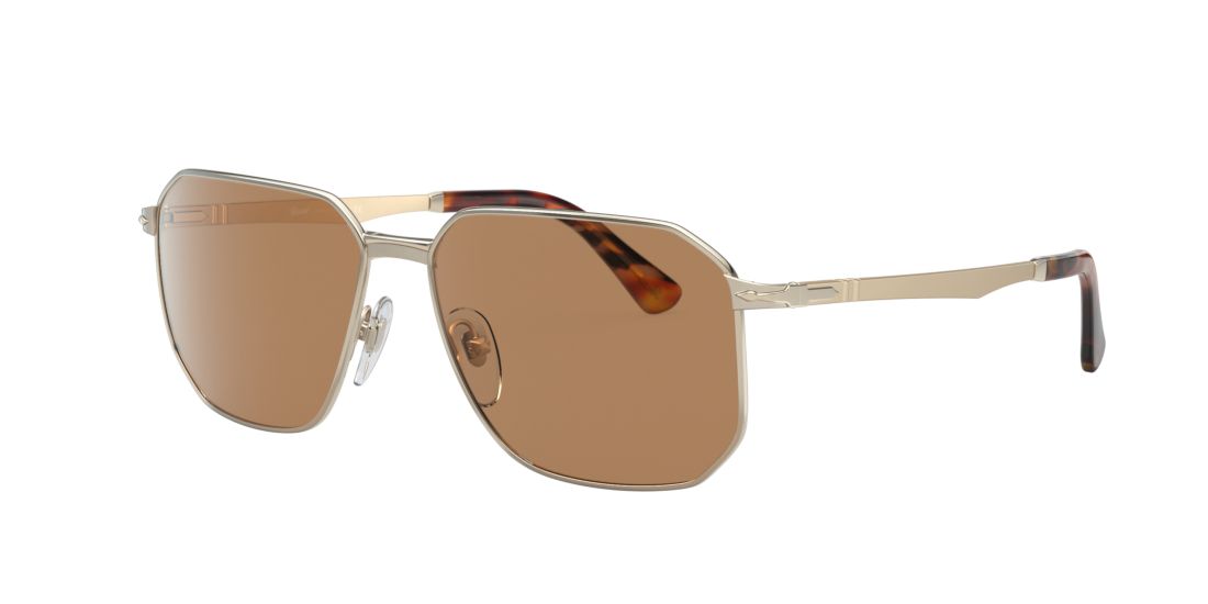 Persol Unisex PO2461S - Frame color: Tortoise, Lens color: Brown, Size 58-15/145