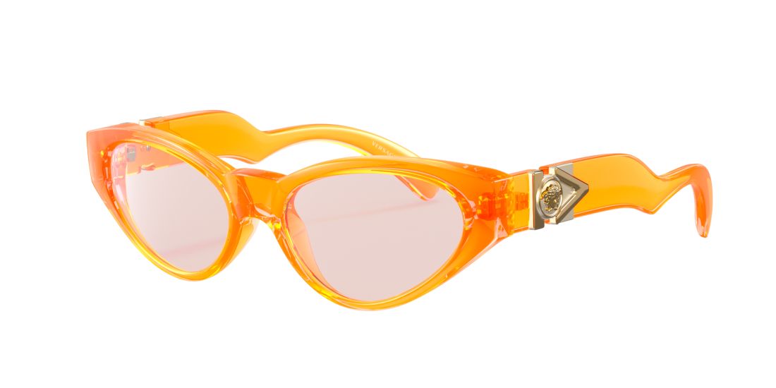 Versace Woman VE4373 - Frame color: Tortoise, Lens color: Orange, Size 54-18/135