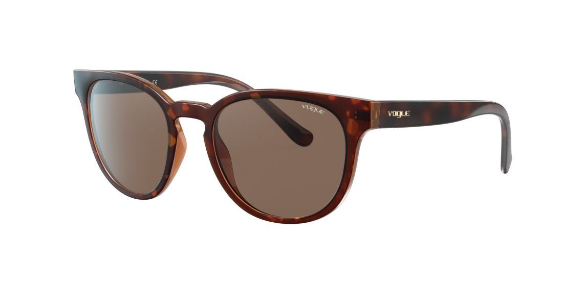 Vogue Eyewear Woman VO5271S - Frame color: Tortoise, Lens color: Brown, Size 53-20/140