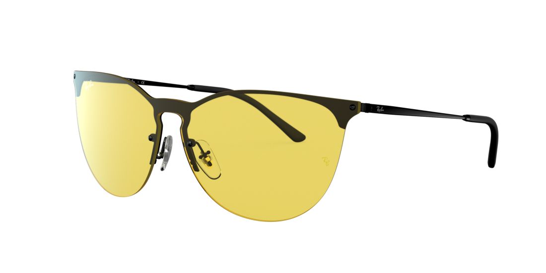 Ray Ban Man RB3652 - Frame color: Beige, Lens color: Yellow, Size 01-41/140