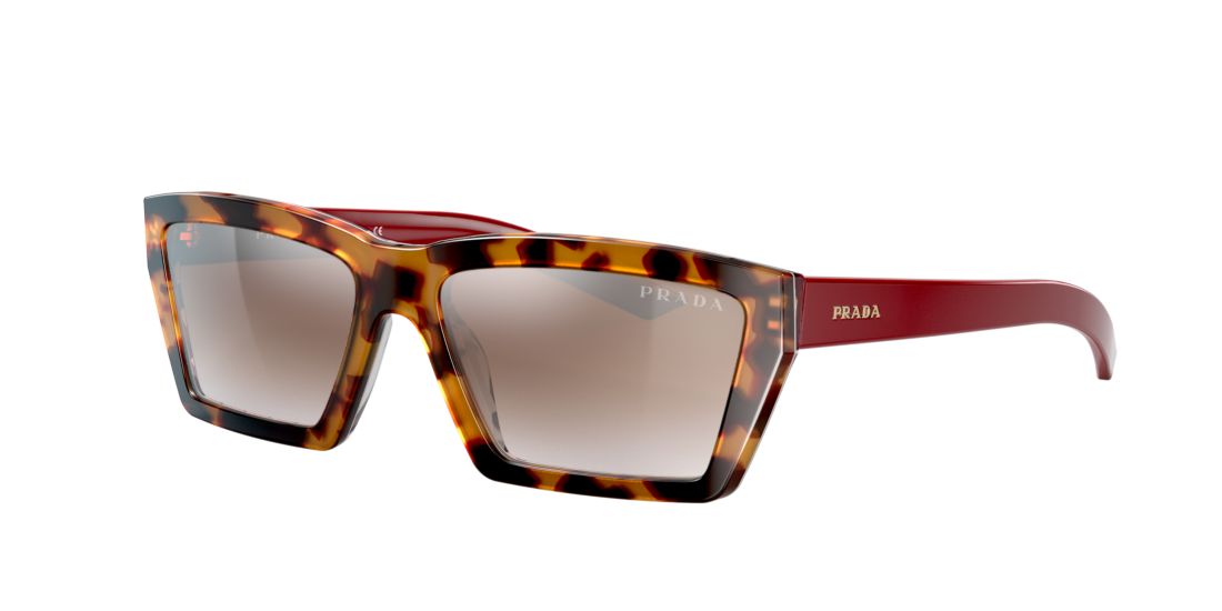 Prada Woman PR 04VS - Frame color: Tortoise, Lens color: Silver, Size 57-17/140