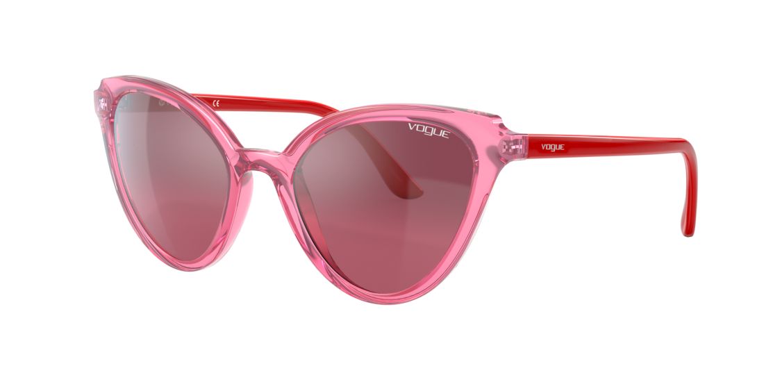 Vogue Eyewear Woman VO5294S - Frame color: Red, Lens color: Pink