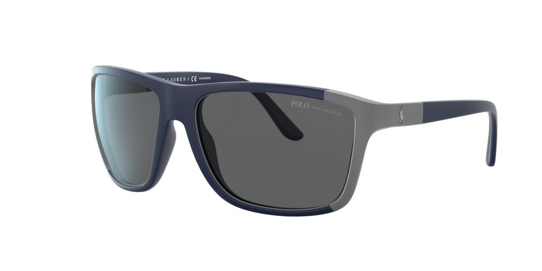 Polo Ralph Lauren Man PH4155 - Frame color: Grey, Lens color: Grey-Black