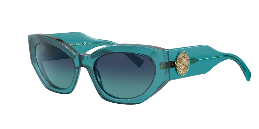 Versace Woman VE4376B - Frame color: Light Blue, Lens color: Blue Gradient