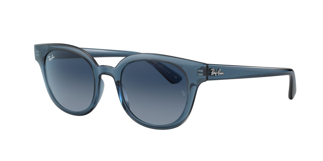 Ray Ban Unisex RB4324 - Frame color: Blue, Lens color: Blue Gradient, Size 50-21/150