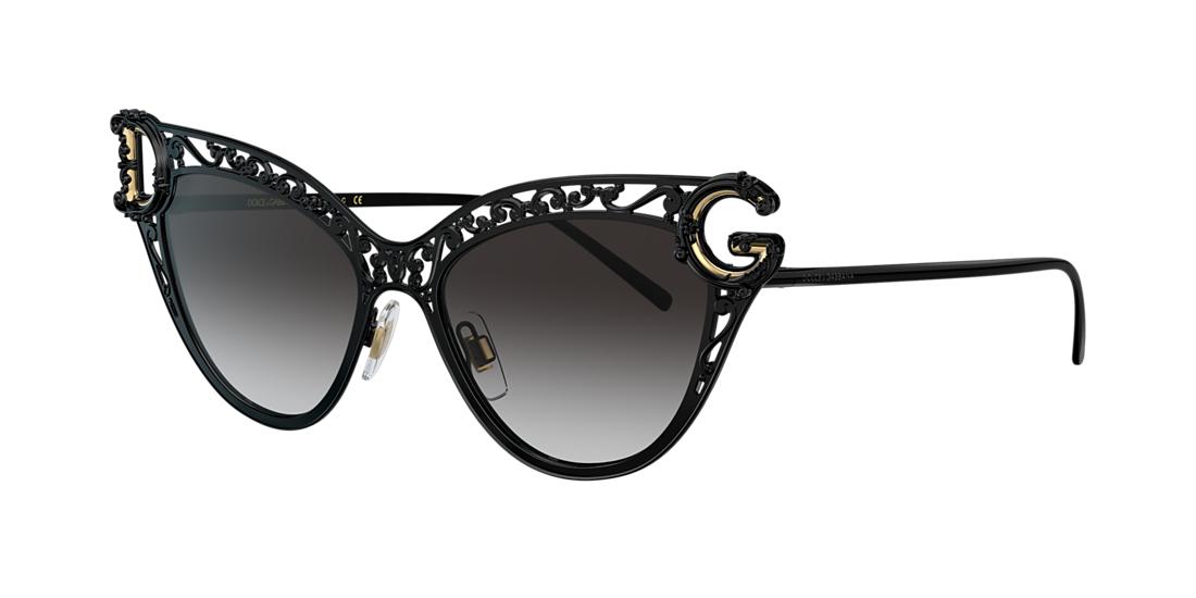 Dolce And Gabbana Woman DG2239 - Frame color: Black, Lens color: Grey-Black Dolce And Gabbana Woman DG2239 - Frame color: Black, Lens color: Grey-Black