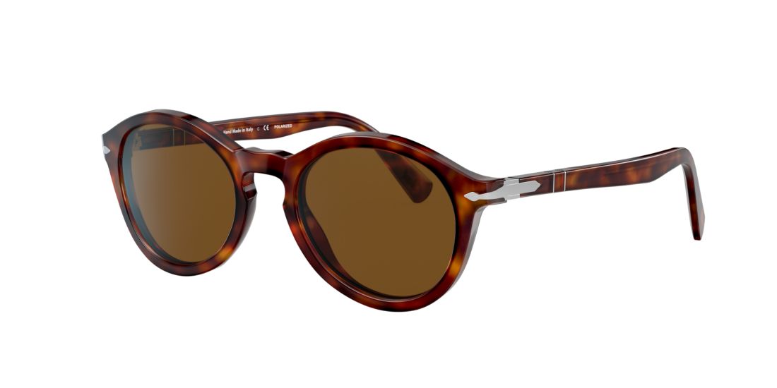 Persol Unisex PO3237S - Frame color: Tortoise, Lens color: Brown