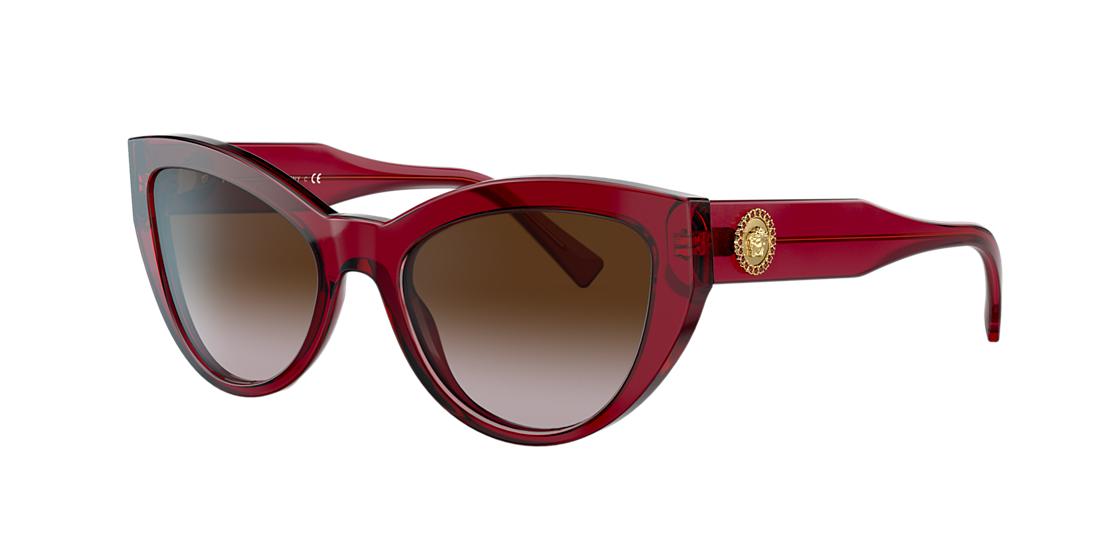 Versace Woman VE4381B - Frame color: Burgundy, Lens color: Brown Gradient Versace Woman VE4381B - Frame color: Burgundy, Lens color: Brown Gradient