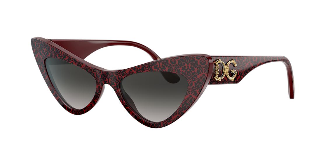 Dolce And Gabbana Woman DG4368 - Frame color: Bordeaux, Lens color: Grey-Black Dolce And Gabbana Woman DG4368 - Frame color: Bordeaux, Lens color: Grey-Black