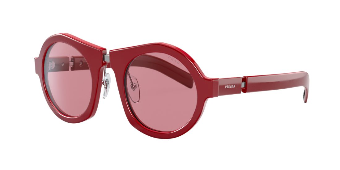 Prada Woman PR 10XS - Frame color: Red, Lens color: Pink