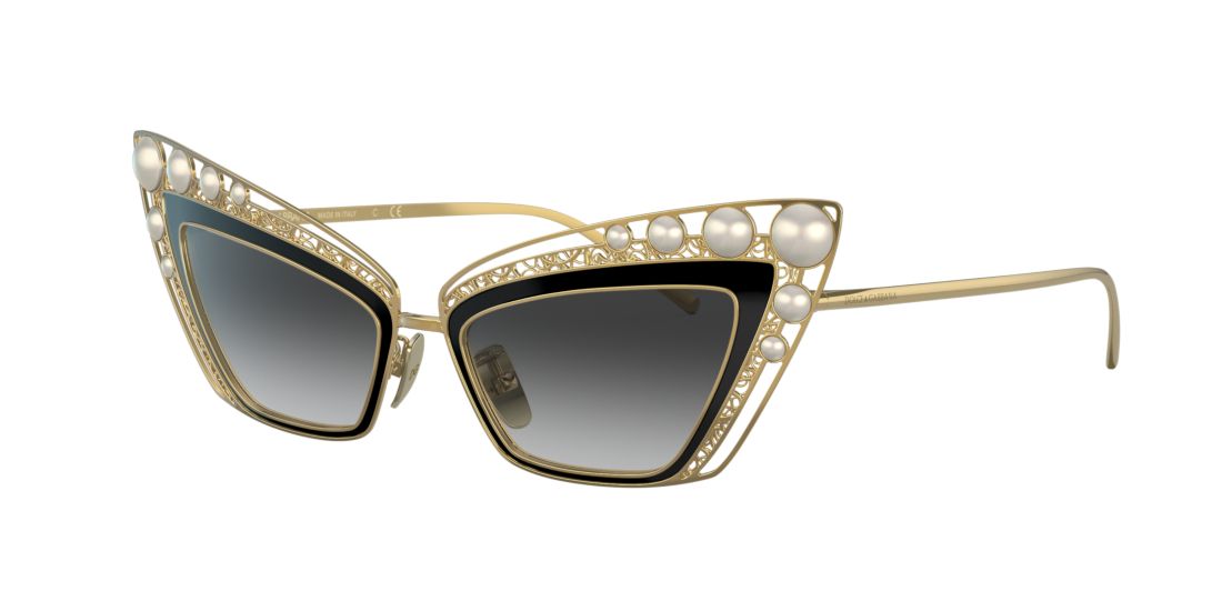 Dolce & Gabbana Dolce&gabbana Woman Sunglass Dg2254h In Light Grey Gradient Black