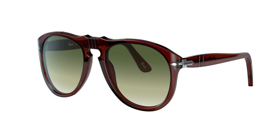 Persol Men's Gradient Translucent Keyhole Aviator Sunglasses In Green Gradient Green + Ar