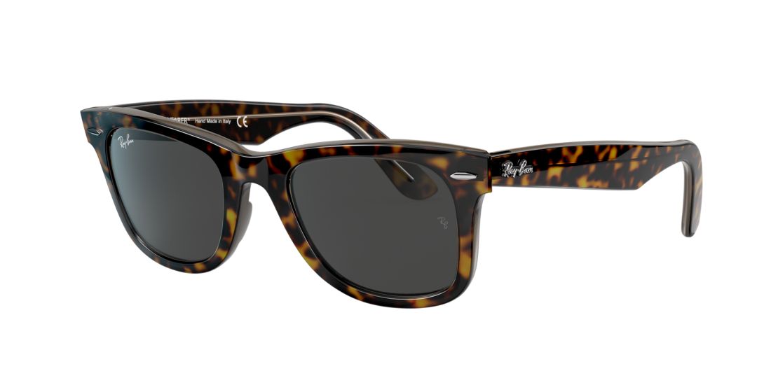 Ray Ban Ray-ban Womens Brown Rb2140 Wayfarer Square-frame Acetate Sunglasses In Grey-black