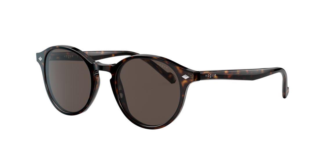 Shop Vogue Eyewear Man Sunglass Vo5327s In Dark Brown