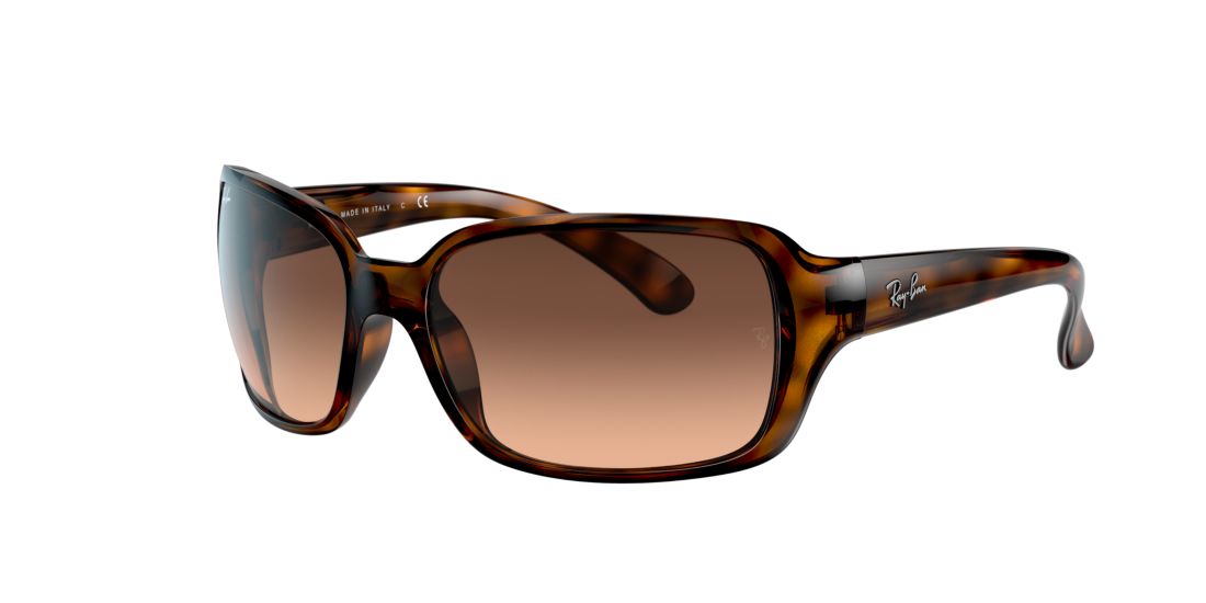 Ray Ban Rb4068 Sunglasses Tortoise Frame Pink Lenses 60-17 In Brown,pink Gradient