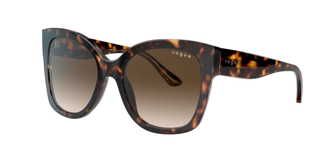 Shop Vogue Eyewear Woman Sunglasses Vo5338s In Brown Gradient