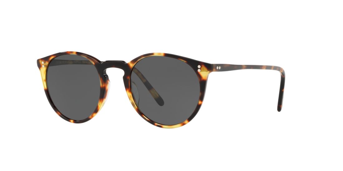Oliver Peoples Logo Sunglasses In Dark Grey Polar