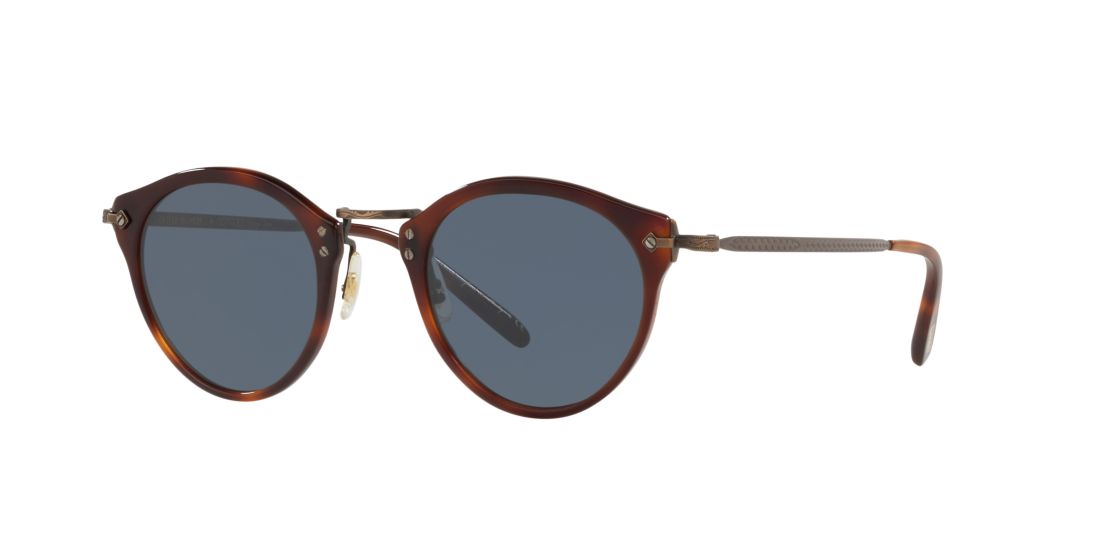 Oliver Peoples Man OV5184S OP-505 SUN - Frame color: Tortoise, Lens color: Blue, Size 47-24/142