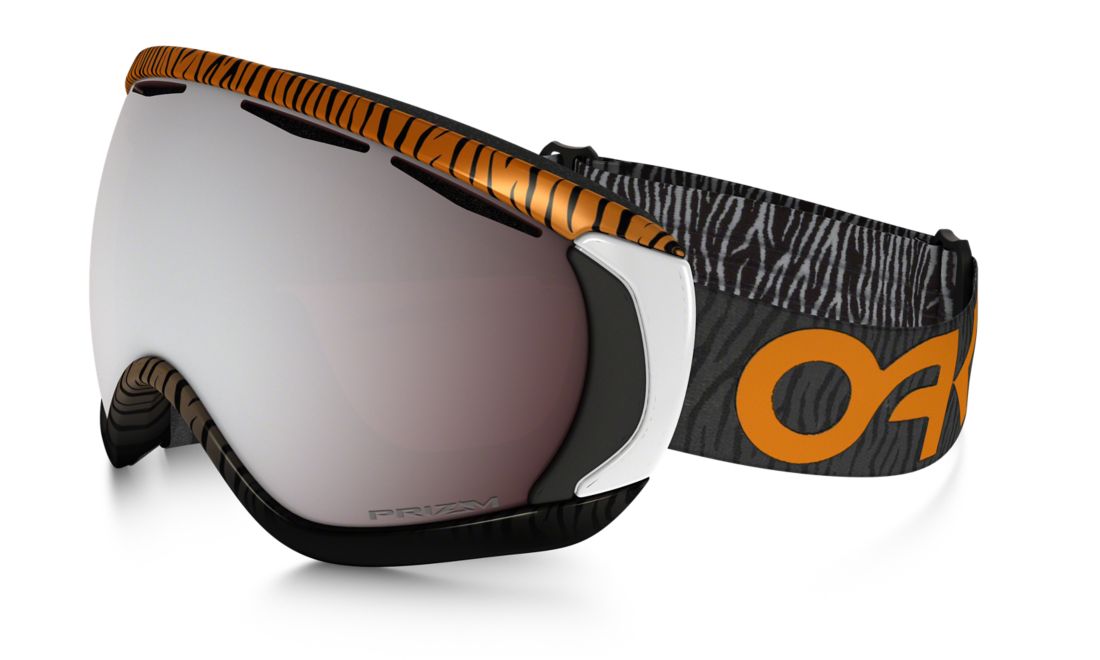 Oakley Goggles Unisex OO7047 Canopy - Frame color: Orange, Lens color: Blue, Size 00-0/2