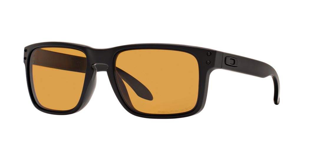 Oakley Man OO9102 Holbrook - Frame color: Black, Lens color: Brown, Size 57-18/137