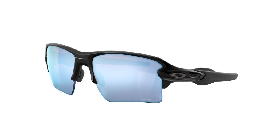 Oakley Man OO9188 FLAK™ 2.0 XL PRIZM DEEP WATER POLARIZED - Frame color: Black, Lens color: Blue, Size 59-12/133