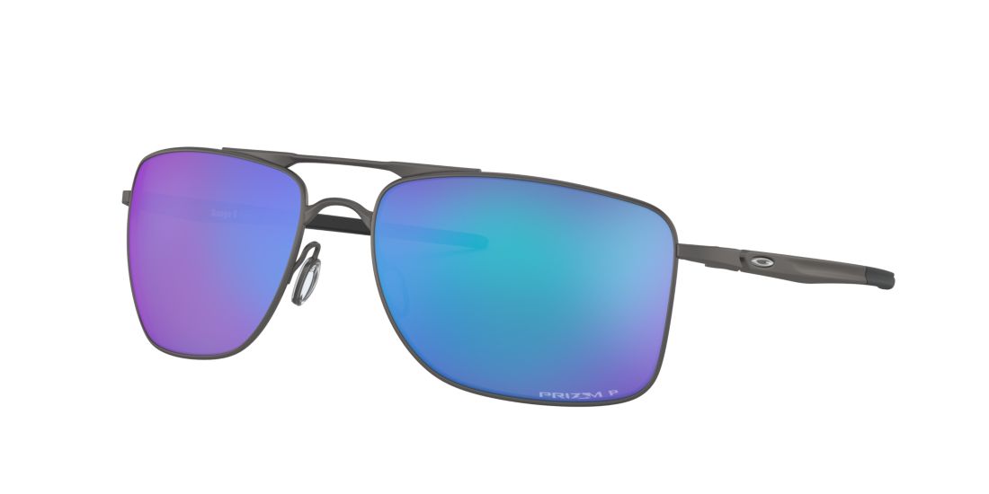 Oakley Man OO4124 Gauge™ 8 - Frame color: Grey, Lens color: Blue, Size 62-17/136