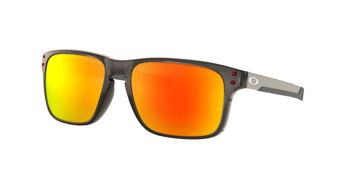 Oakley Man OO9384 Holbrook™ Mix - Frame color: Grey, Lens color: Red, Size 57-17/138