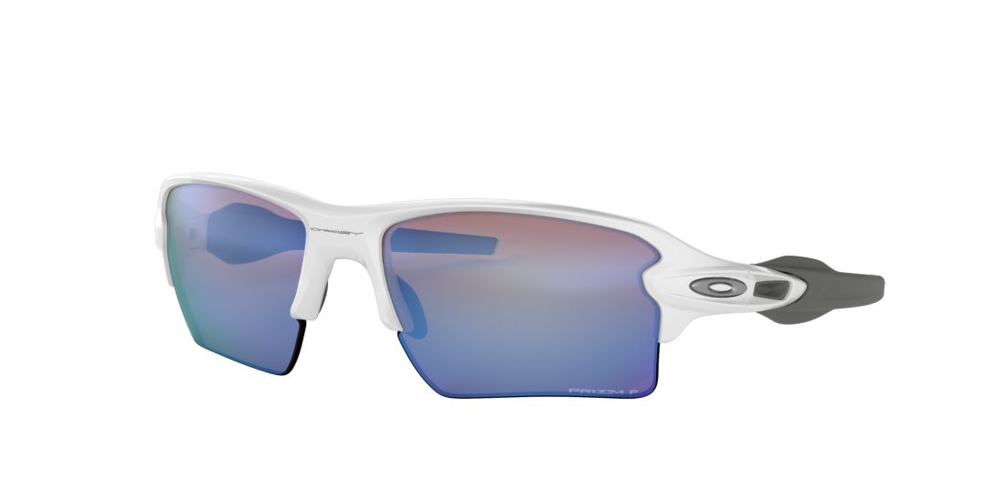 Oakley Man OO9188 Flak® 2.0 XL - Frame color: White, Lens color: Blue, Size 59-12/133