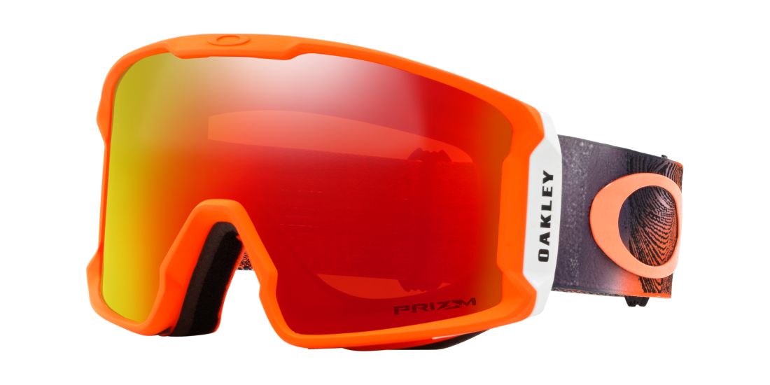 Oakley Goggles Man OO7070 Line Miner™ Snow Goggle - Frame color: Orange, Lens color: Red, Size 00-0