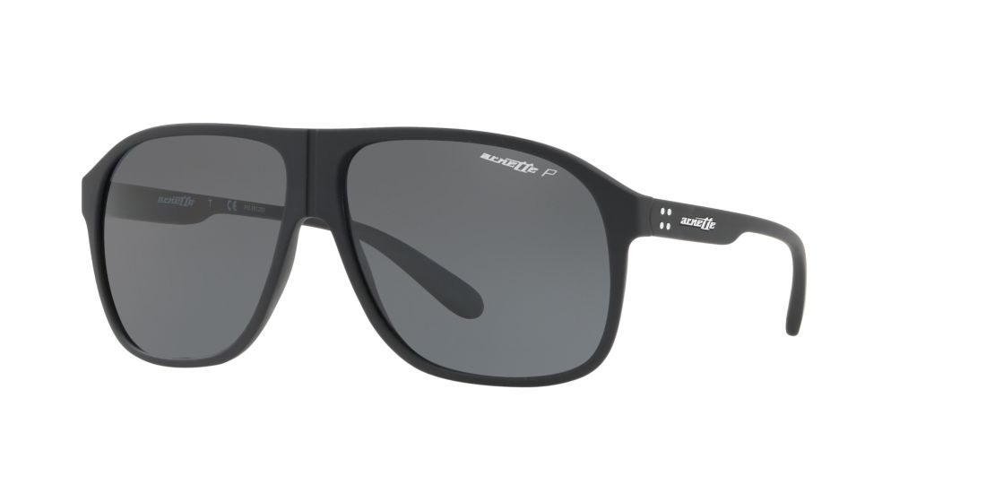 Arnette Man AN4243 - Frame color: Matte Black, Lens color: Grey-Black, Size 60-12/140