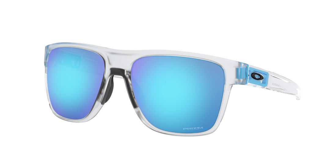 Oakley Man OO9360 Crossrange™ XL Crystal Pop - Frame color: Transparent, Lens color: Blue, Size 58-17/137
