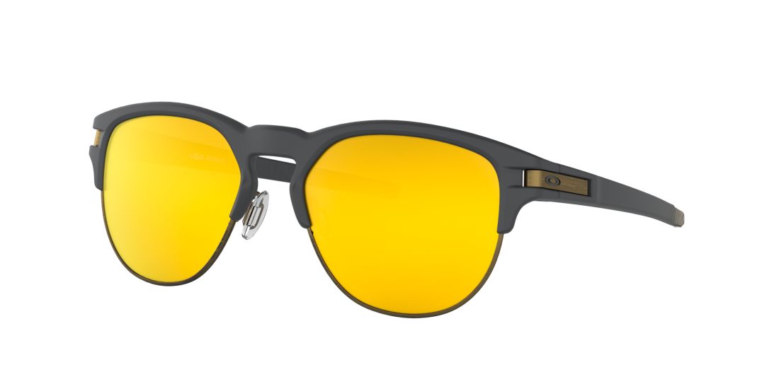 Oakley Man OO9394 Latch™ Key L Metro Collection - Frame color: Grey, Lens color: Orange, Size 55-18/140