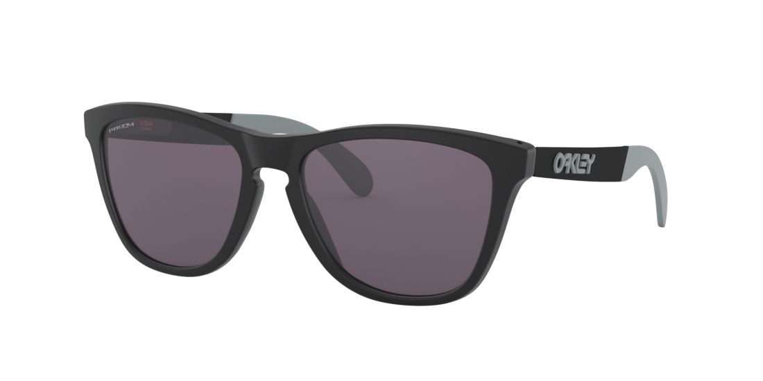 Oakley Man OO9428 Frogskins™ Mix - Frame color: Black, Lens color: Grey-Black, Size 55-17/140