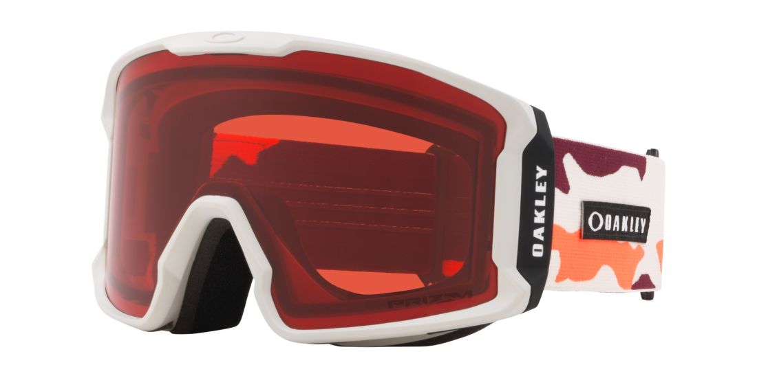 Oakley Unisex OO7070 Line Miner™ Snow Goggle - Frame color: Orange, Lens color: Pink