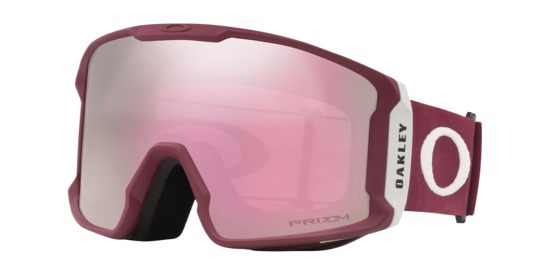 Oakley Unisex OO7070 Line Miner™ Snow Goggle - Frame color: Grey, Lens color: Pink