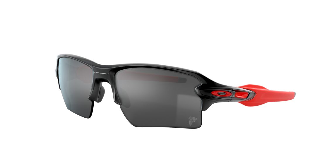 Oakley Man Atlanta Falcons Flak® 2.0 XL - Frame color: Matte Black, Lens color: Grey-Black