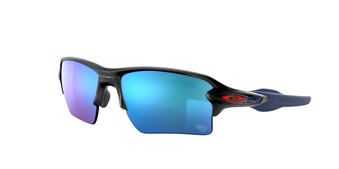 Oakley Man Tennessee Titans Flak® 2.0 XL - Frame color: Matte Black, Lens color: Blue