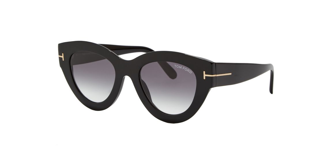 Tom Ford Woman FT0658 - Frame color: Black, Lens color: Grey-Black, Size 51-21/140