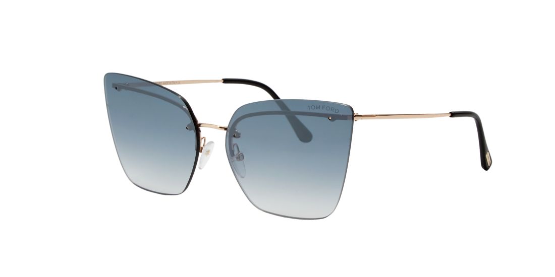 Tom Ford Woman Ft0682 - Frame color: Pink, Lens color: Grey-Black, Size 63-15/140