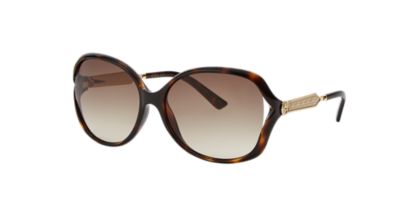 Gucci 60mm Open Temple Oval Sunglasses 