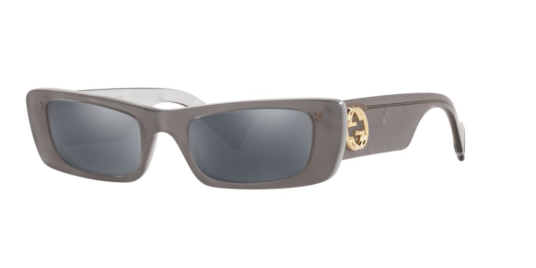 Gucci Woman Gg0516s - Frame color: Grey, Lens color: Silver, Size FA-LS/145