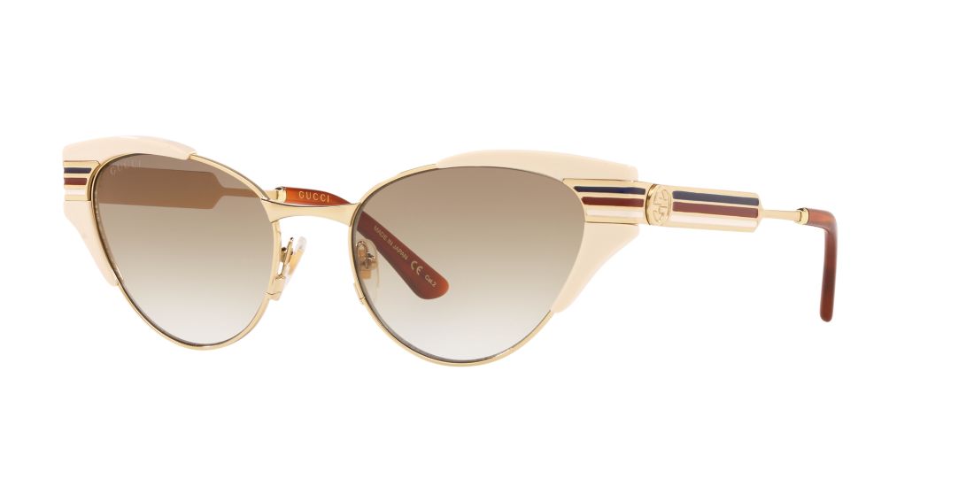 Gucci Woman Gg0522s - Frame color: Black, Lens color: Green, Size FA-LS/140