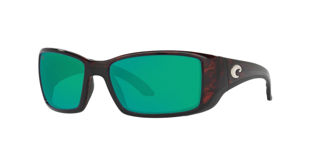 Costa Del Mar Unisex BLACKFIN - Frame color: Tortoise, Lens color: Green, Size 64-18/132